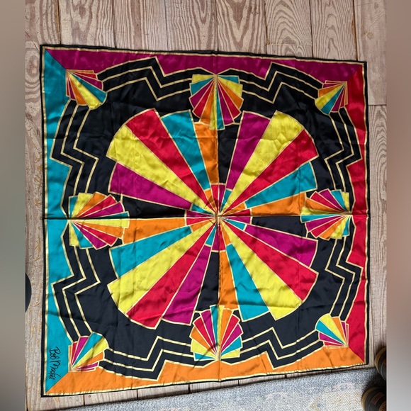 Bob Mackie 100% silk scarf - Picture 3 of 4